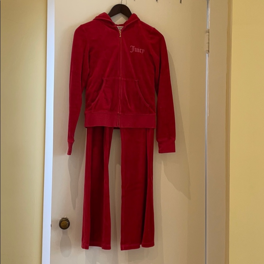 Red Juicy Couture Tracksuit